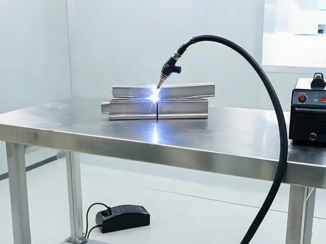 TIG welding stainless assembly
